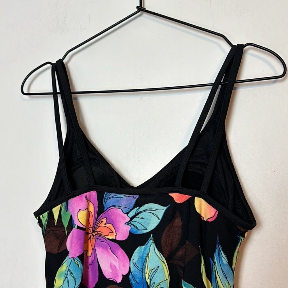 Miraclesuit Floral Tankini Top 10 - Picture 4 of 7